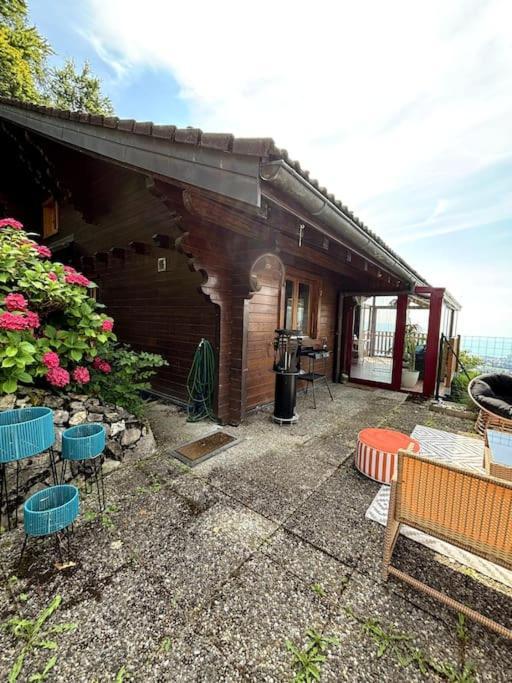 Swiss Chalet - Mountain And Lake View Blonay Ngoại thất bức ảnh